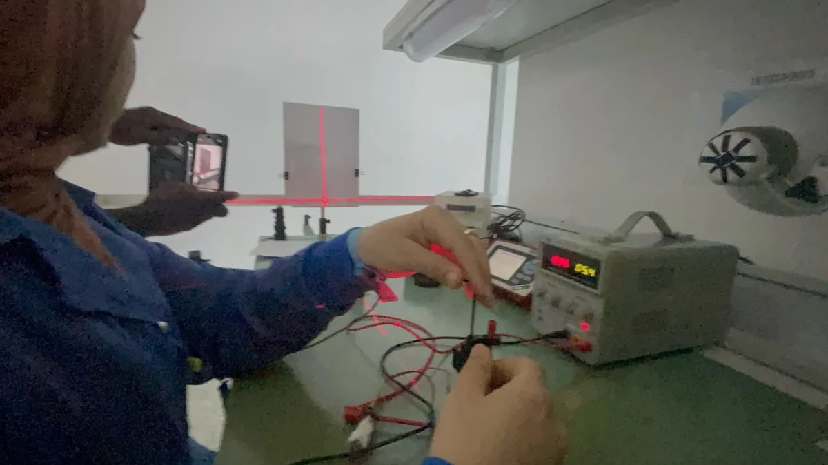 Laser Measurement Setup